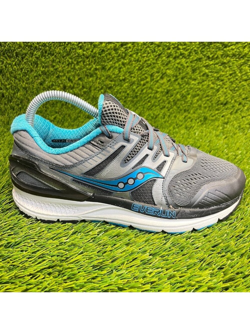 Saucony Redeemer Iso Series Womens Size 7.5 Gray Blue Running Shoes Sneakers